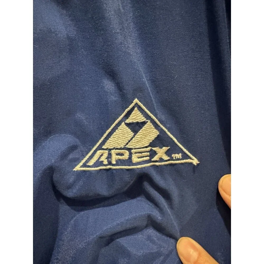 Dallas Cowboys 90s APEX puffer STARS jacket JERRY M blue white NFL Pro Line vtg